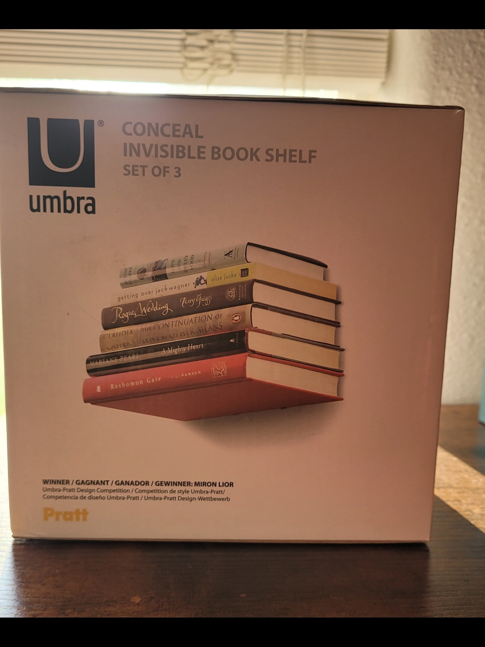Umbra Conceal Invisible Book Shelf Set of 3